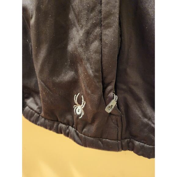 Spyder kids‎ black windbreaker jacket size M - Picture 4 of 6
